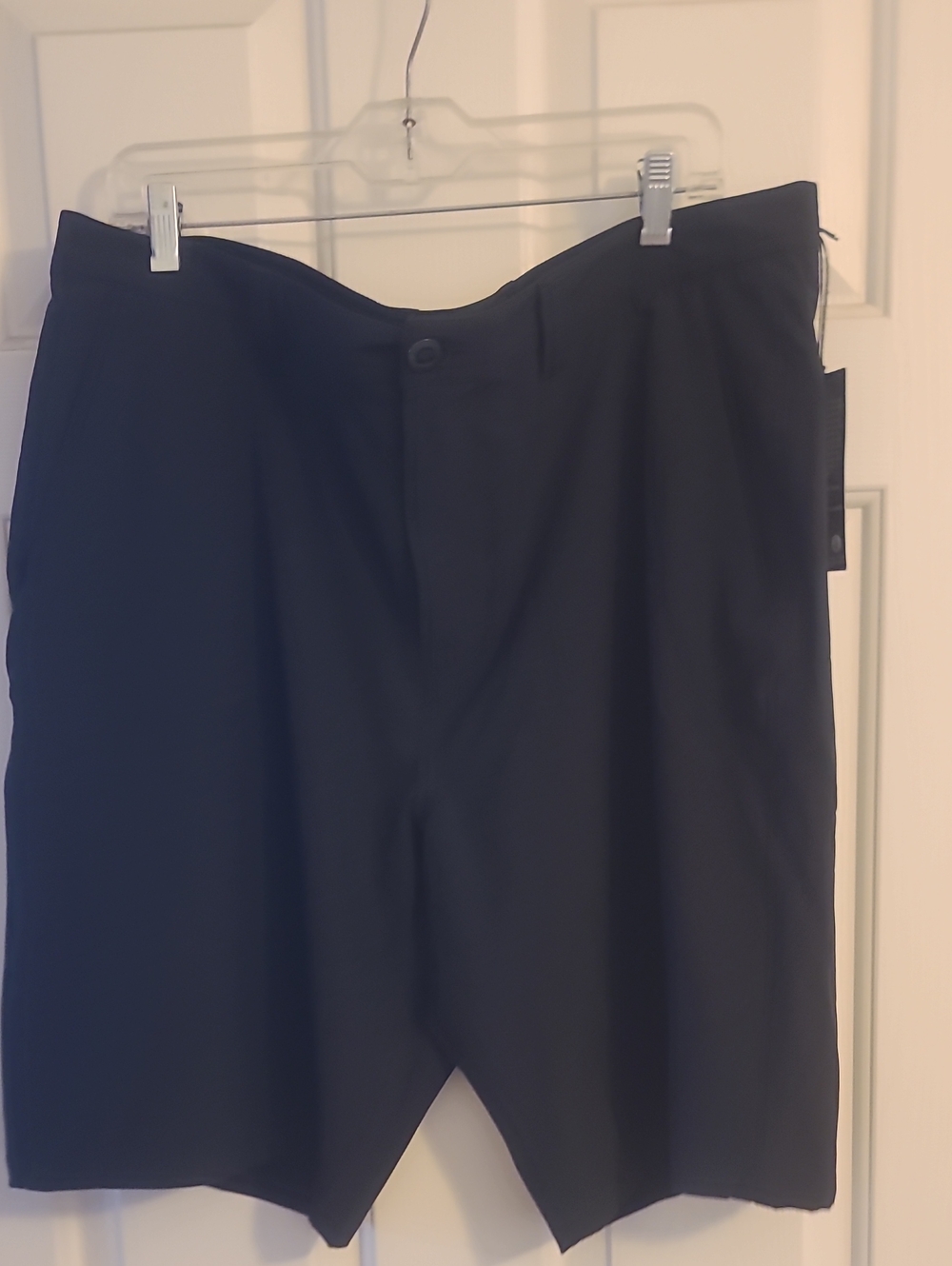 Volcom Men's Black Flat-Front Hybrid Shorts